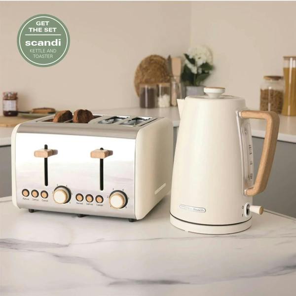Hamilton Beach Scandi Classic Kettle & Toaster Set - Cream - Hamilton Beach UK