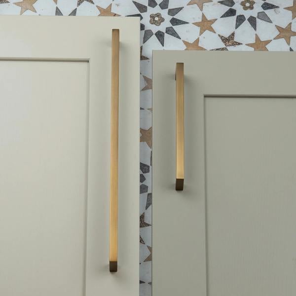 Handle & Home Antique Brass Square Handles
