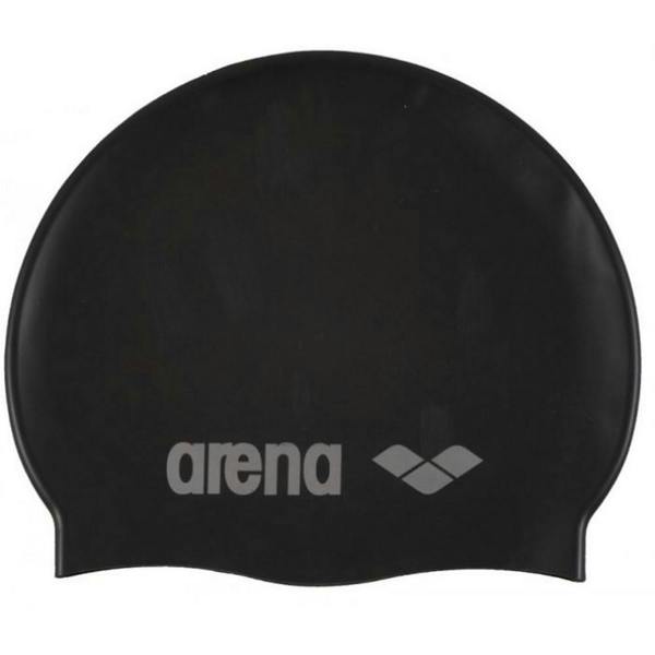 Arena Childrens/Kids Classic Silicone Swim Cap - Black - 
