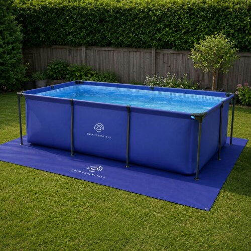 Swim Essentials Ground Cover for Pool 260 x 160 cm – Swimming Pool Ground Cloth | Protective Underlay for Frame & Inflatable Pools