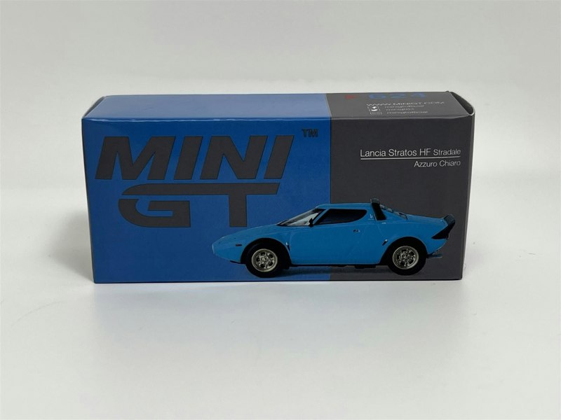 Mini GT Lancia Stratos HF Stradale Azzuro Chiaro LHD 1:64 Mini GT MGT00624L