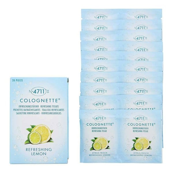 4711 Colognette Refreshing Lemon Tissues 20pcs