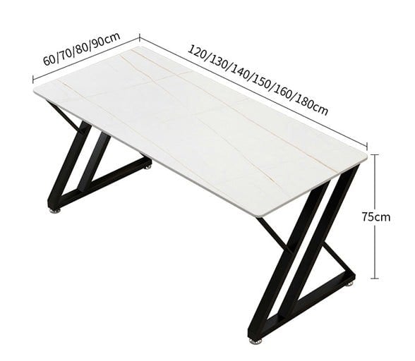 Simone Office Desk, Sintered Stone-Weilai Concept-Weilai Concept