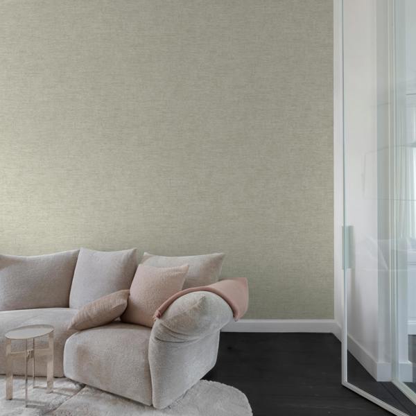 Grandeco Boutique Dakota Natural Texture Luxury Weight Embossed Wallpaper, Light Marl Grey