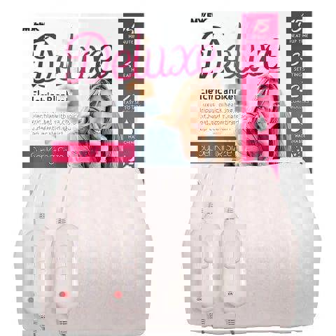 MYLEK Electric Blanket Super King Size Fully Heated Mattress Cover Underblanket with Elasticated Skirt