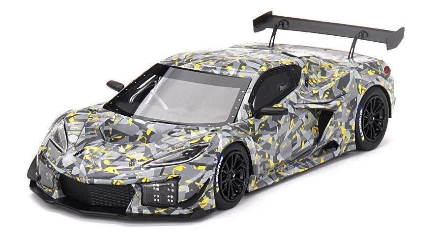MCSlots Chevrolet Corvette Z06 GT3.R 2022 Sebring Test Car 1:43 Scale TSM430776
