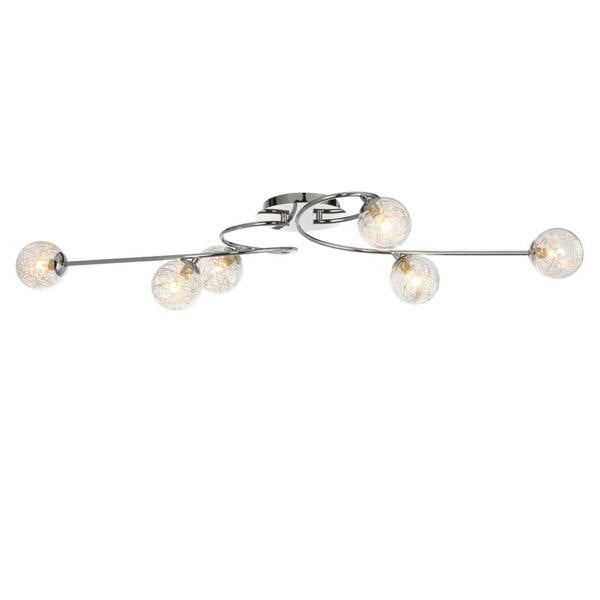 Pagazzi Lighting Jaymie 6-Light Chrome Semi-Flush Ceiling Light