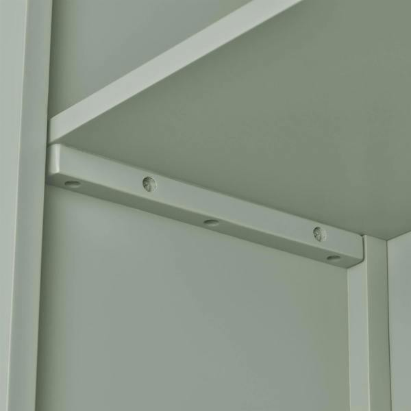 Statement Furniture Florence Console Table and Hutch, Display Cabinet with Shelves