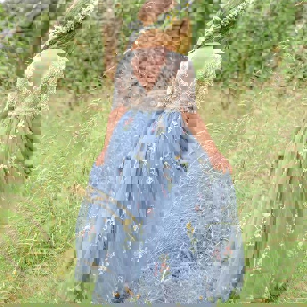 pretty girl modelling dress