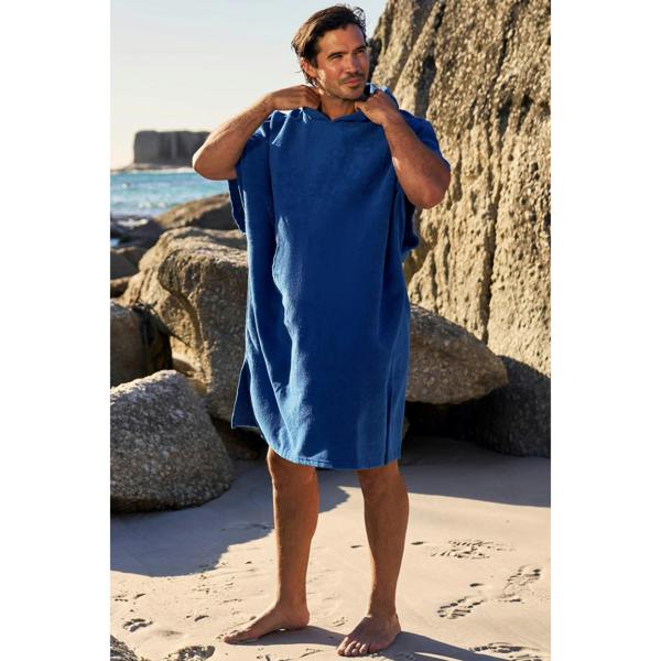 Mountain Warehouse Mens Driftwood Poncho - Light Blue - 