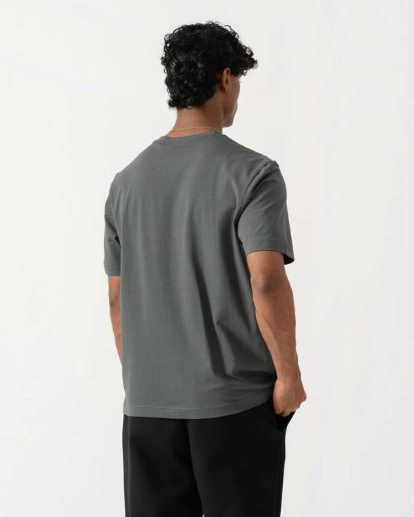 Back of BOSS Orange TChup Mens Crew Neck Small Logo T-Shirt  - Open Green 377