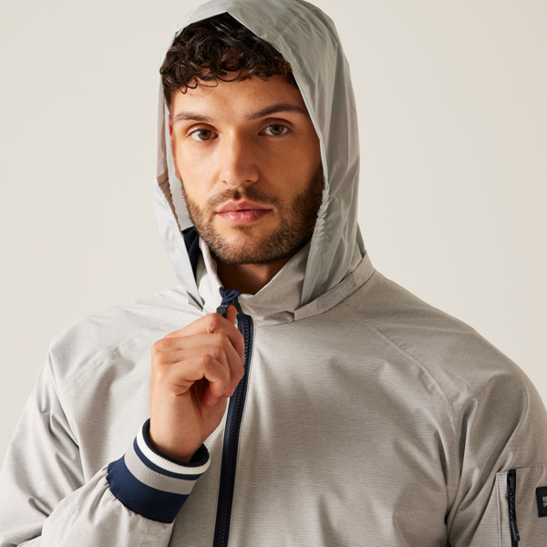 Regatta Mens Shorebay III Waterproof Jacket - Silver Grey
