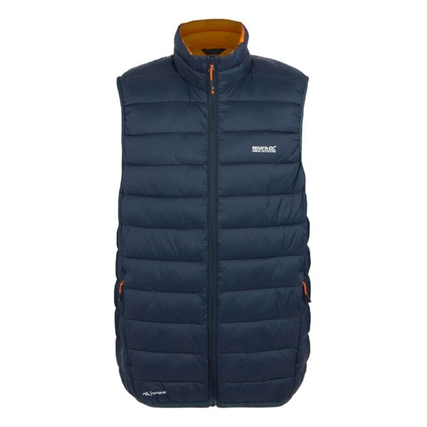 Regatta Mens Marizion Quilted Gilet - Navy/Fox