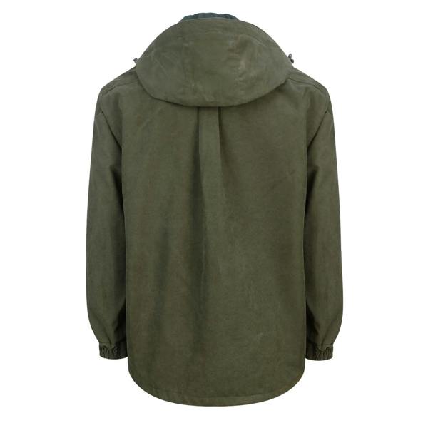 Hoggs of Fife Struther waterproof smock back view designed for farm work and field sports