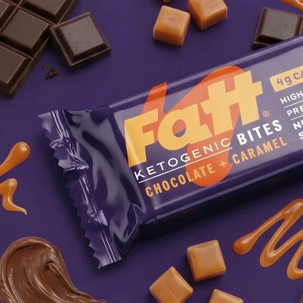 Fatt Chocolate + Caramel Keto Bites