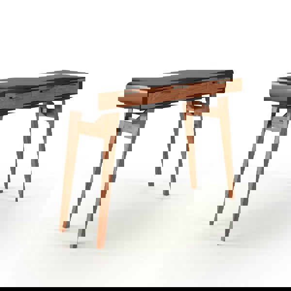 Dorel Home Pevensey Office Desk in Black Oak