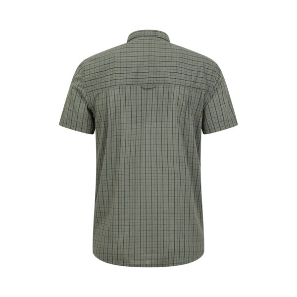 Mountain Warehouse Mens Cotton Shirt - Dark Green