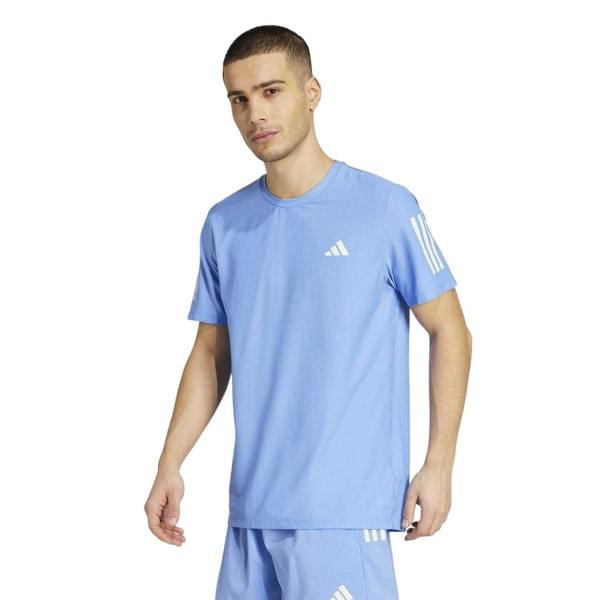 Adidas Mens The Run T-Shirt - Blue - 