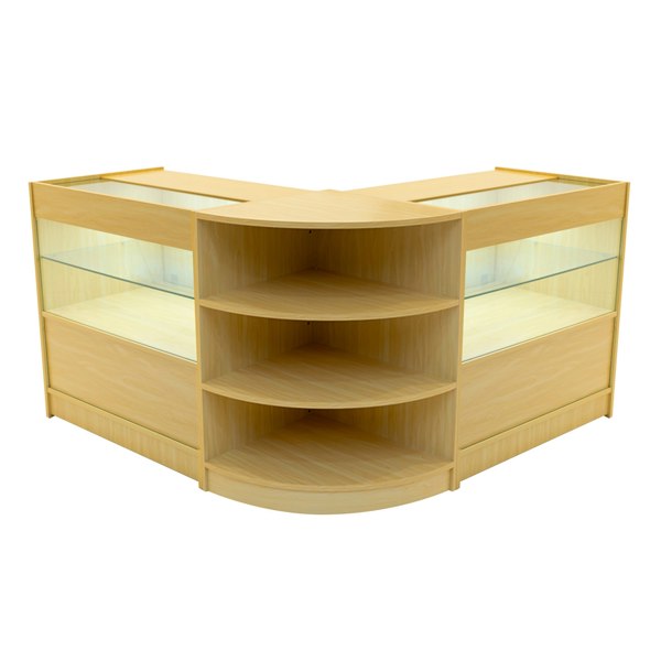 Monstershop Andromeda LED Shop Counter Set LM60 & 2 x C900 - Maple