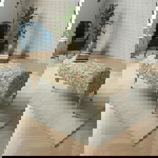 Compact premium ottoman bench for decluttering bedroom or hallway