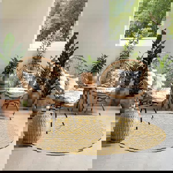 Livabliss Eagean-Global Yellow Ivory Off-White In- & Outdoor Rug