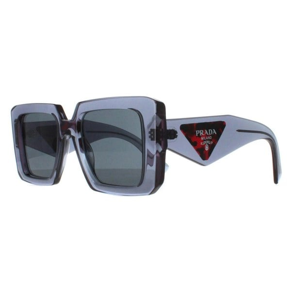 Prada Sunglasses PR23YS 19O70B Transparent Graphite Dark Grey