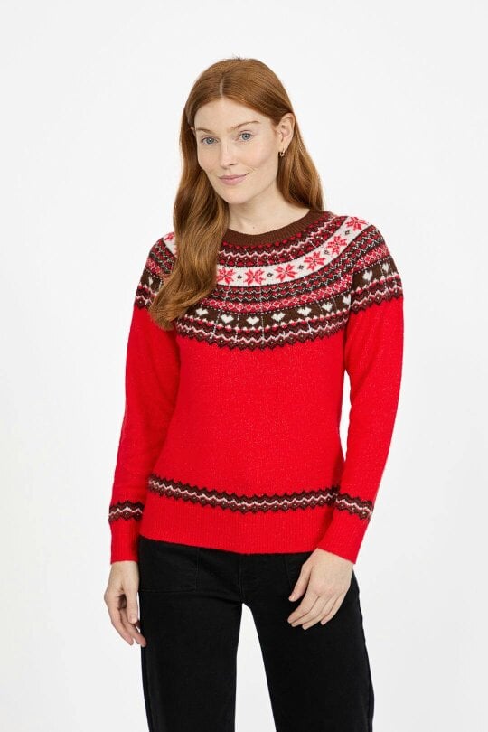 Mudflower Fair Isle Yoke Jumper