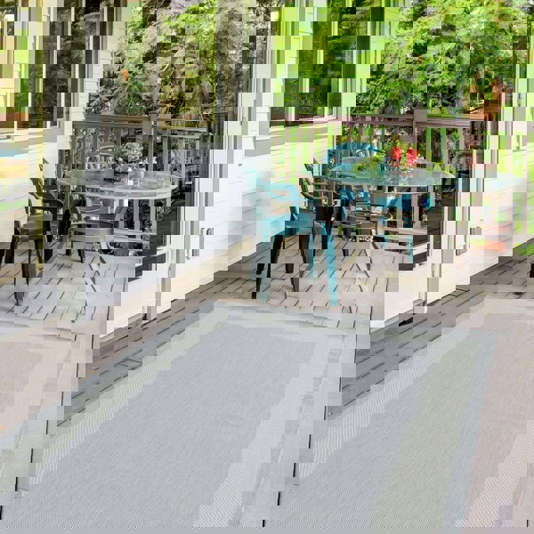 Bordered Design Outdoor Rug for Garden | The Rugs