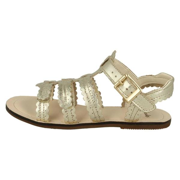 Clarks Girls Clarks Buckle Fastening Open Toe Sandals Loni Moon
