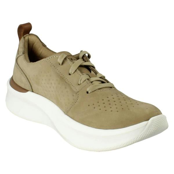 Clarks Mens Clarks Cloudsteppers Platform Trainers SolevanaStyle