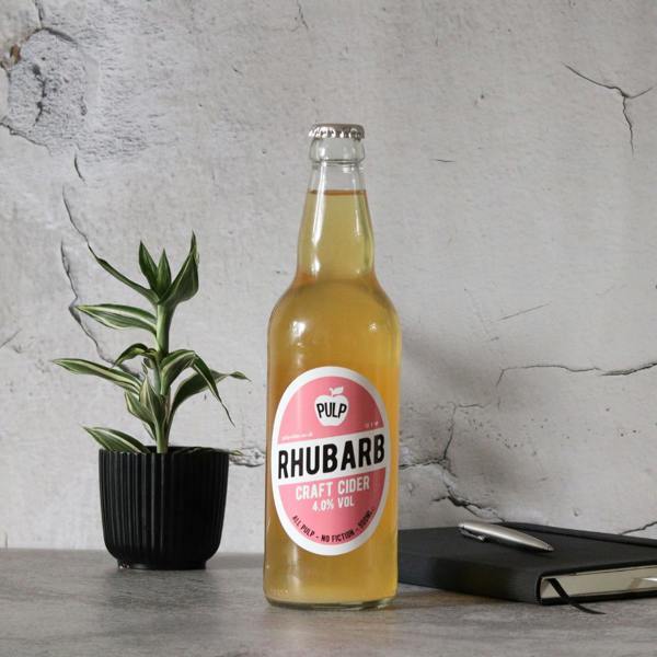 PULP Cider PULP Rhubarb 4% 500ml Bottles
