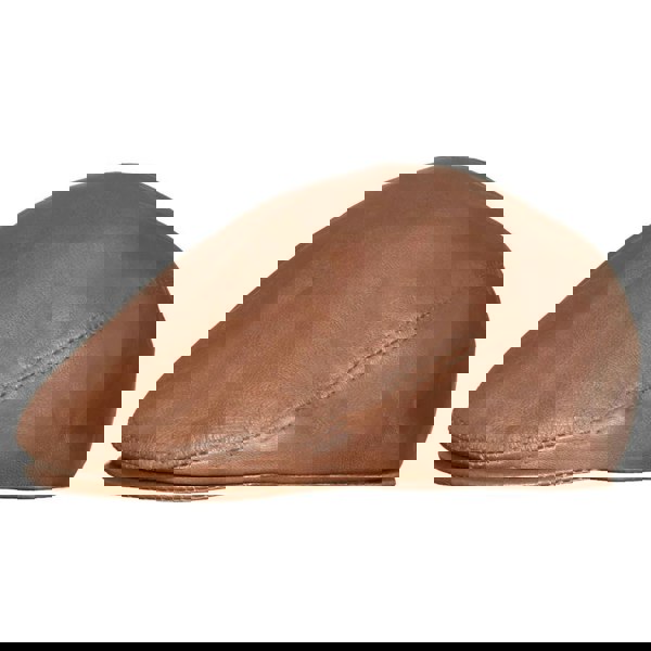 Infinity Leather Men's Real Leather Ivy Newsboy Peaked Flat Cap