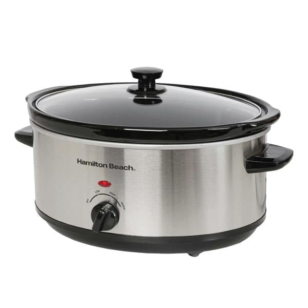 Hamilton Beach The Family Favourite 6.5L Slow Cooker - Silver