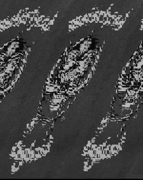 Amplified Clothing Mens Grey Motorhead Short Sleeved T-Shirt