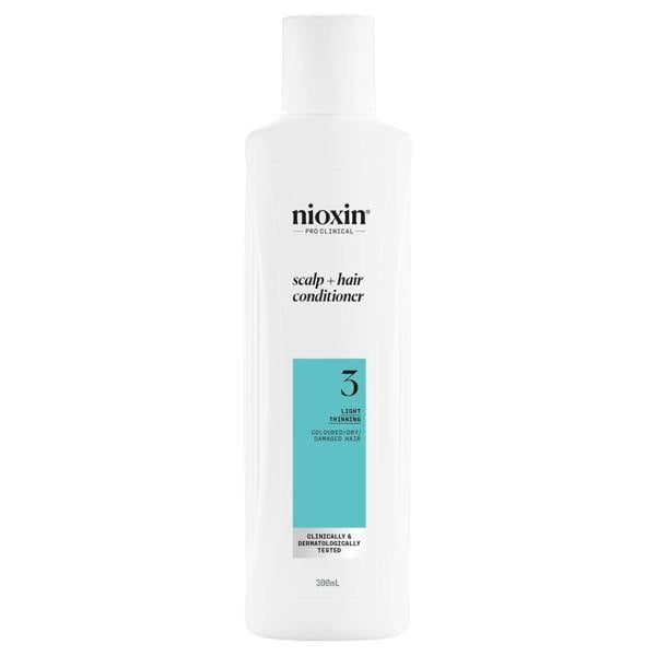 Nioxin Pro Clinical System 3 Conditioner for Coloured Hair with Light Thinning 300ml