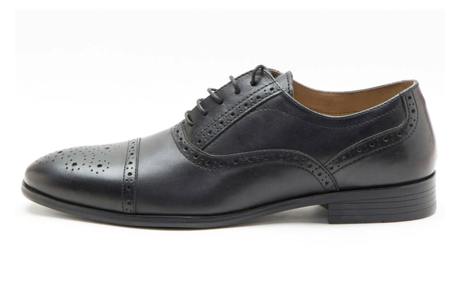 Thomas Crick Red Tape Crick Hartwell Mens Lace Up Brogue 5 eye Leather Shoes