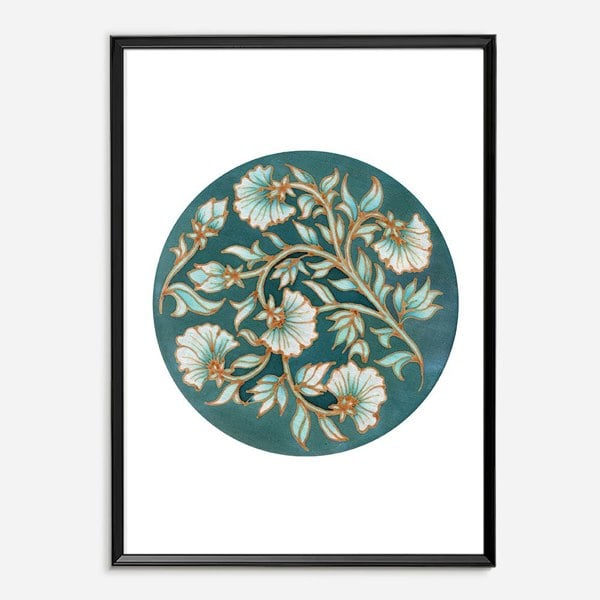 Batik Ying Mama's Vintage Peonies Print