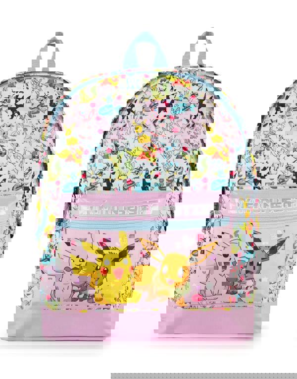 Pokemon Girls Multicoloured Front Print Backpack (One Size)