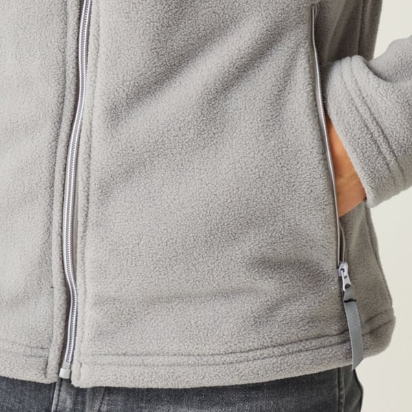 Regatta Mens Ascender Fleece Jacket - Mineral Grey / Black