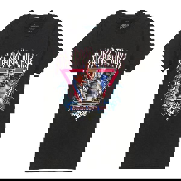 Stranger Things Unisex Adult Eleven 87 Tour Back Print T-Shirt - Black