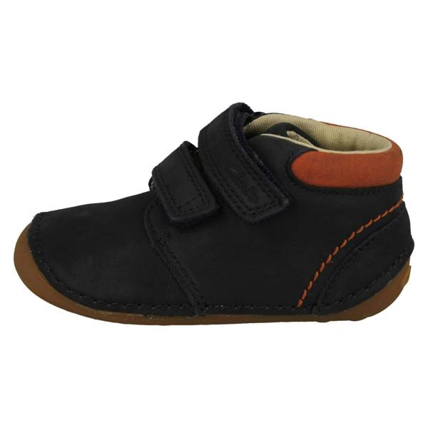 Clarks Childrens Clarks Soft Hook & Loop Ankle Boots Tiny Play T