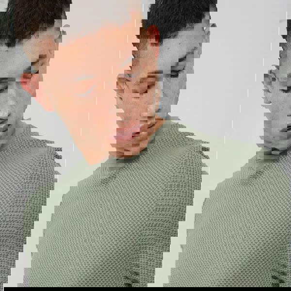 Brave Soul Pale Green Crew Neck T-Shirt - Pale Green Image 4