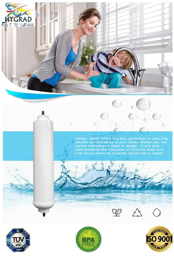 HYGRAD BUILT TO SURVIVE 2 pack 3 pack Fridge Water Replacement Filters For SAMSUNG DA29-10105J by HYGRAD