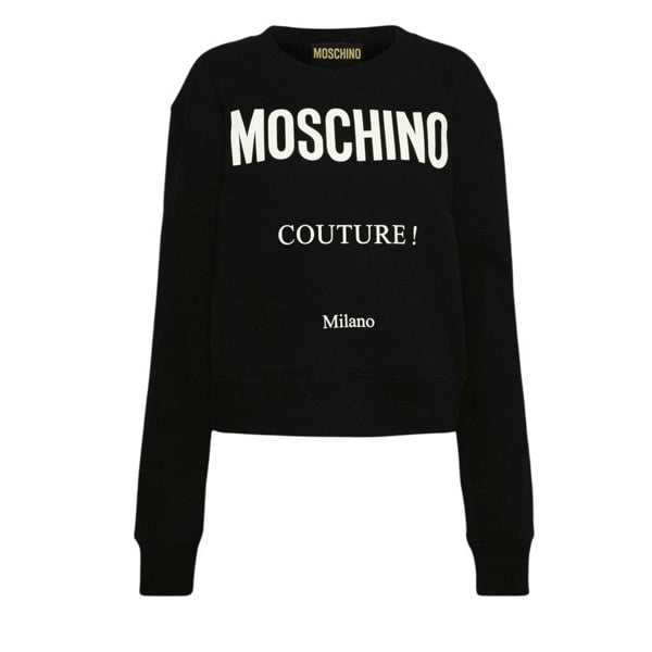 Moschino Mens Couture Milano Sweatshirt - Fuchsia