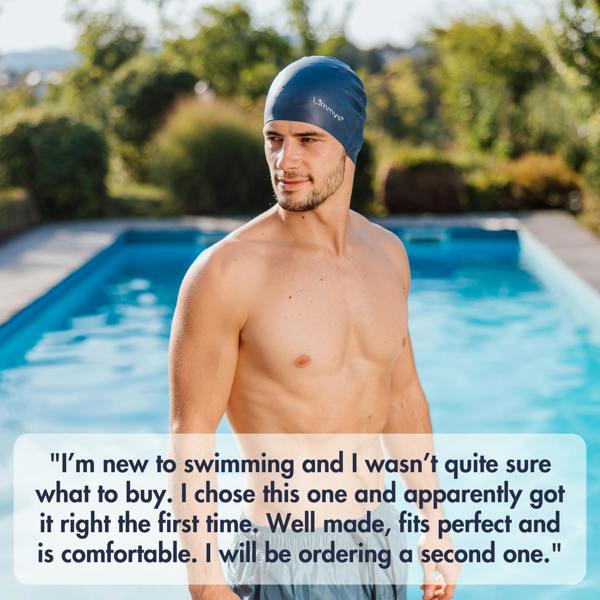 Limmys Premium Men's Swim Caps