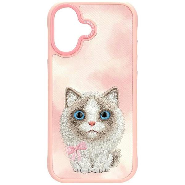 Nimmy Friends Nimmy Big Eye Cute Pet Ragdoll Cat Case with MagSafe for iPhone 17 6.3" Pink - N-XDY-IP17-07-D