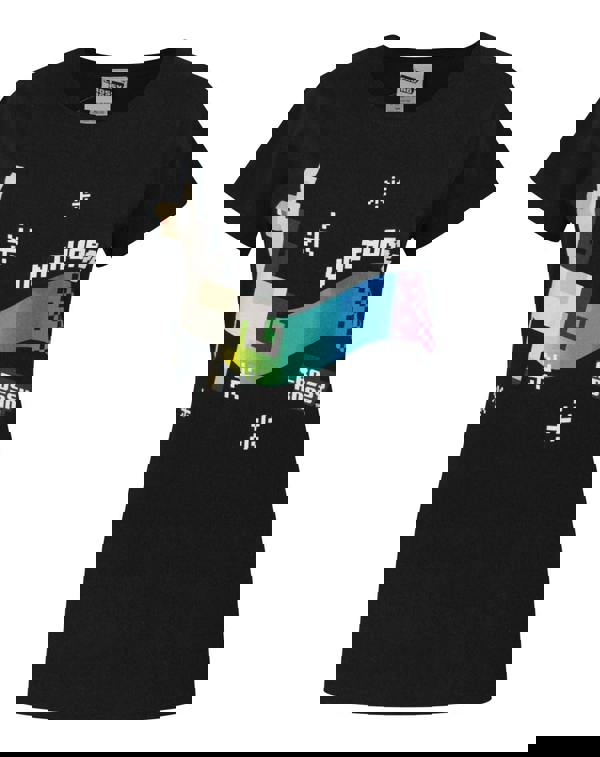 Crossy Road Womens Black Unihorse Short Sleeved T-Shirt