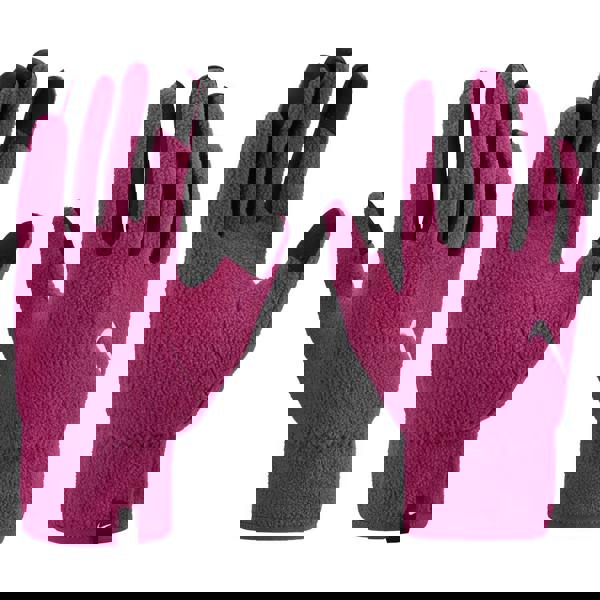 Nike Childrens/Kids One Fleece Therma-Fit Gloves - Burgundy - 