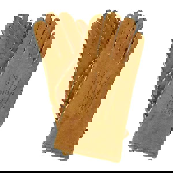 Eastern Counties Leather Womens LSG/SP Stitch Detail Sheepskin Gloves - Tan