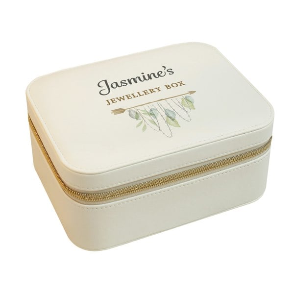 Personalised Memento Company Personalised Botanical Travel Jewellery Box